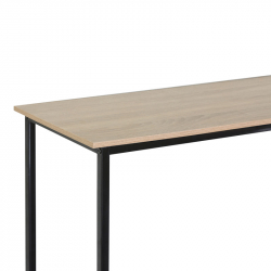 Κονσόλα Shima pakoworld 2τεμ. oak- μαύρο μέταλλο 106x35x81εκ