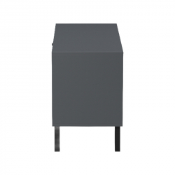 Έπιπλο τηλεόρασης Tuscany pakoworld sonoma-ανθρακί 100x40x51εκ