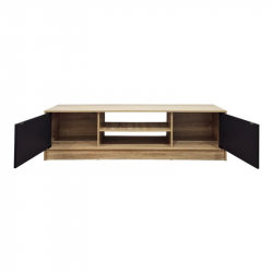Έπιπλο τηλεόρασης Sasa pakoworld sonoma-ανθρακί 150x35x41.5εκ