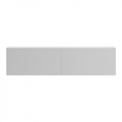 Έπιπλο τηλεόρασης επιτοίχιο με Led Rival pakoworld λευκό 120x35x30εκ