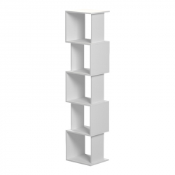 Βιβλιοθήκη Cubik pakoworld λευκό 35x30x161εκ