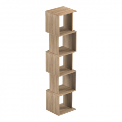 Βιβλιοθήκη Cubik pakoworld sonoma 35x30x161εκ