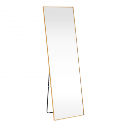 Καθρέπτης Moira pakoworld αλουμίνιο χρυσό 50x28x160εκ