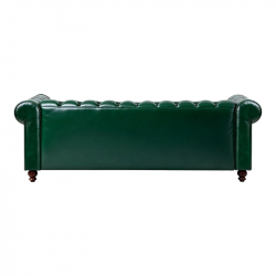 Kαναπές τριθέσιος τ. Chesterfield pakoworld pu κυπαρισσί 203x84x67εκ