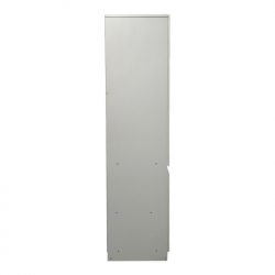 Ντουλάπα τρίφυλλη Merzia pakoworld  sonoma-λευκό 120x46.5x183εκ