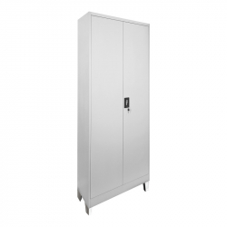 Μεταλλική ντουλάπα Ugren pakoworld σε ανοιχτό γκρι 70x40x190εκ