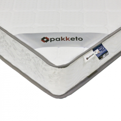 Στρώμα Frezio pakoworld pocket spring roll pack διπλής όψης 18-19cm 160x200εκ