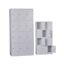 LOCKER 12 Θέσεων Μέταλλο Βαφή Γκρι  90x40x185cm