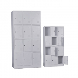 LOCKER 12 Θέσεων Μέταλλο Βαφή Γκρι  90x40x185cm