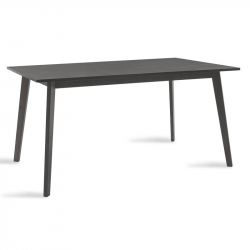 Τραπέζι Benson pakoworld MDF σε rustic grey απόχρωση 150x90x75εκ
