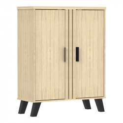 Παπουτσοθήκη-ντουλάπι Shoby pakoworld sonoma 70.5x30x91εκ