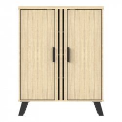 Παπουτσοθήκη-ντουλάπι Shoby pakoworld sonoma 70.5x30x91εκ