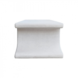 Τραπέζι σαλονιού Nafel pakoworld mdf λευκό 120x60x45εκ