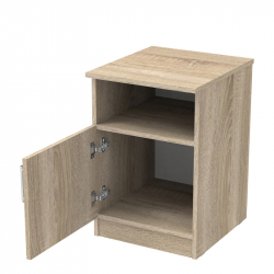Κομοδίνο Galdi pakoworld σε sonoma απόχρωση 40x45x60εκ