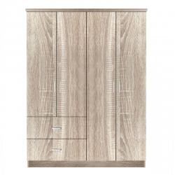 Ντουλάπα ArteLibre HOYA WAX Φυσικό Μοριοσανίδα 119x42x181cm
