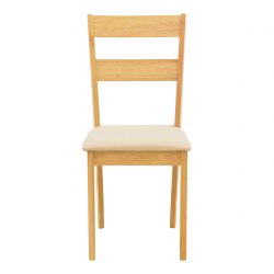 Τραπεζαρία Dallan Country pakoworld 7τεμ σε φυσική απόχρωση rubberwood 120-150x80x74εκ