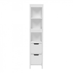 Ντουλάπι-στήλη Kelby pakoworld mdf λευκό 30x30x144εκ