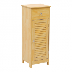 Ντουλάπι-στήλη Chesy pakoworld mdf σε φυσική απόχρωση 32x30x87εκ