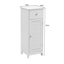 Ντουλάπι-στήλη Chesy pakoworld mdf σε φυσική απόχρωση 32x30x87εκ