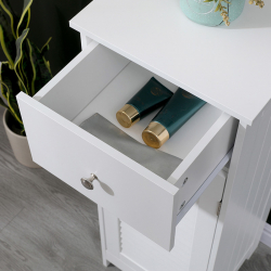 Ντουλάπι-στήλη Chesy pakoworld mdf λευκό 32x30x87εκ