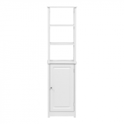 Ντουλάπι-στήλη Larben pakoworld mdf λευκό 40x33x150εκ