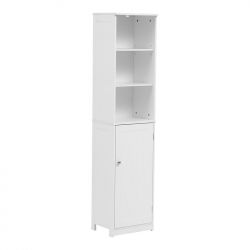 Ντουλάπι-στήλη Desilia pakoworld mdf λευκό 37x30x160εκ
