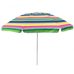 Ομπρέλα θαλάσσης 200cm με μηχανισμό κλίσης polyester ριγέ SOLART