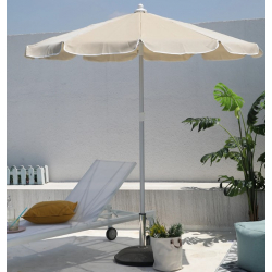 Beach umbrella 250cm 10 ribs sling beige SOLART