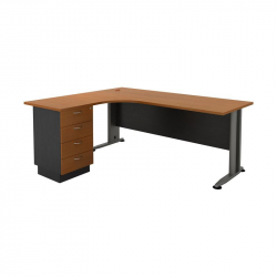 SUPERIOR COMPACT Αριστερή Γωνία - Απόχρωση Dark Grey - Cherry  180x70x75 / 150x60x75cm