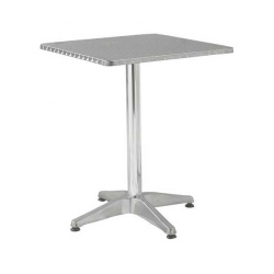 PALMA Τραπέζι Τετράγωνο Αλουμινίου  70x70 H.70cm