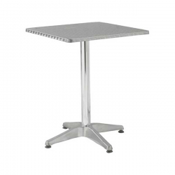PALMA Τραπέζι Τετράγωνο Αλουμινίου  70x70 H.70cm