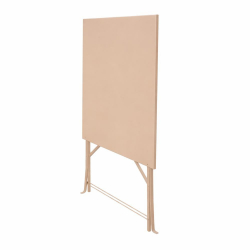 MAYO ΤΡΑΠΕΖΙ ΚΑΦΕΝΕΙΟΥ ΤΕΤΡΑΓΩΝΟ TAUPE 70x70χ72cm