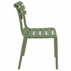 HELEN OLIVE GREEN ΚΑΡΕΚΛΑ ΠΟΛ/ΝΙΟΥ 50X59X84εκ.