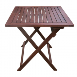 EASY Τραπέζι Πτυσσόμενο Ξύλο Acacia  60x60 H.70cm