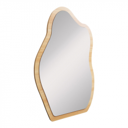 Καθρέπτης Evanthia pakoworld MDF σε φυσική απόχρωση 36x1.2x56 εκ
