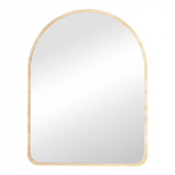 Καθρέπτης Selene pakoworld MDF σε φυσική απόχρωση 46x1.2x60 εκ