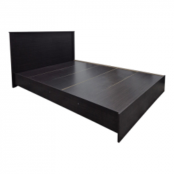 Κρεβάτι Athos pakoworld σε wenge απόχρωση 140x200εκ