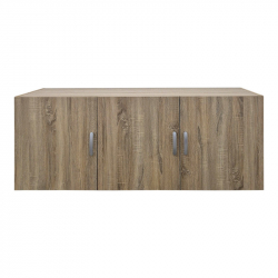 Πατάρι ντουλάπας τρίφυλλο Alvia pakoworld sonoma 150x51x60εκ