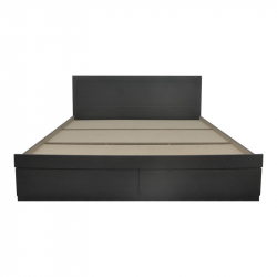 Κρεβάτι Olympus pakoworld με συρτάρι σε wenge απόχρωση 100x200εκ