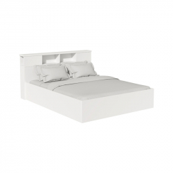 Σετ Κρεβατοκάμαρας Olympus White με Κρεβάτι 140x200εκ Σετ 2τεμ