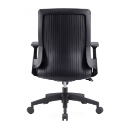 BF8950 Πολυθρόνα Γραφείου Mesh Μαύρο, Ύφασμα Μαύρο  64x64x98/110cm