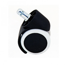 BF Ροδάκια Set 5-τεμ Μαύρα-Άσπρα  Φ50mm