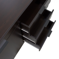Μπουφές Doha pakoworld σε wenge απόχρωση 180x45x80.5εκ