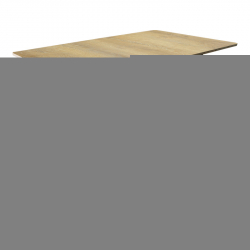 Τραπέζι Squaro pakoworld sonoma mdf με μαύρα μεταλλικά πόδια 120x70x75εκ