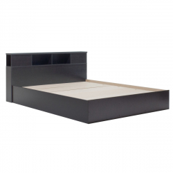 Κρεβάτι με στρώμα Olympus Utopia pakoworld wenge 160x200εκ