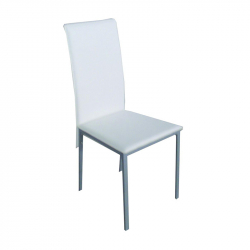 ΚΑΡΕΚΛΑ ΛΕΥΚΟ PVC/ΜΕΤΑΛΛΙΚΟ ΠΟΔΙ
