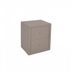 WILTON Κομοδίνο 46x41x57cm PU Cappuccino