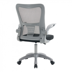 Καρέκλα γραφείου εργασίας Annalise pakoworld μαύρο mesh 57x53x100εκ