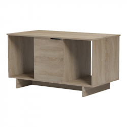 Τραπέζι σαλονιού Nalinda pakoworld sonoma 100x55x55εκ