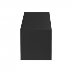 Έπιπλο τηλεόρασης επιτοίχιο Olande pakoworld oak-μαύρο 210x35x48εκ